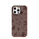 Chocolate Brown Wild Frontier iPhone 16 Pro Max Case