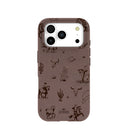 Chocolate Brown Wild Frontier iPhone 17 Pro Case