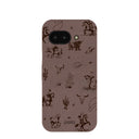 Chocolate Brown Wild Frontier Google Pixel 9a Case