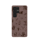 Chocolate Brown Wild Frontier Samsung Galaxy S25 Ultra Case