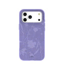 Lavender Wildflower Stitching iPhone 17 Pro Max Case