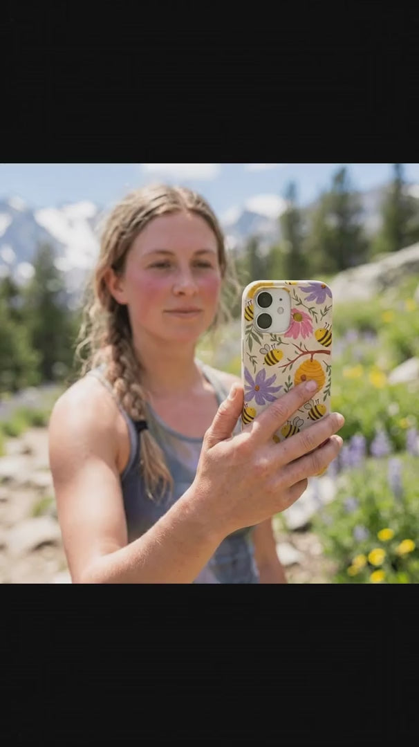 Seashell Bee Life iPhone 15 Case - Product video demonstration