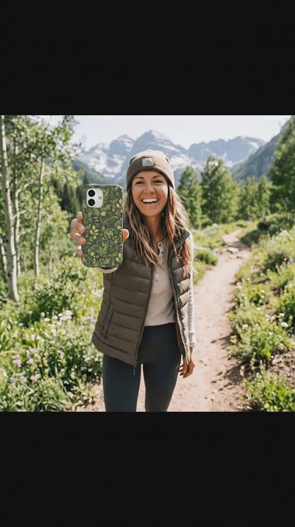 Black Evergreen iPhone 15 Pro Case - Product video demonstration