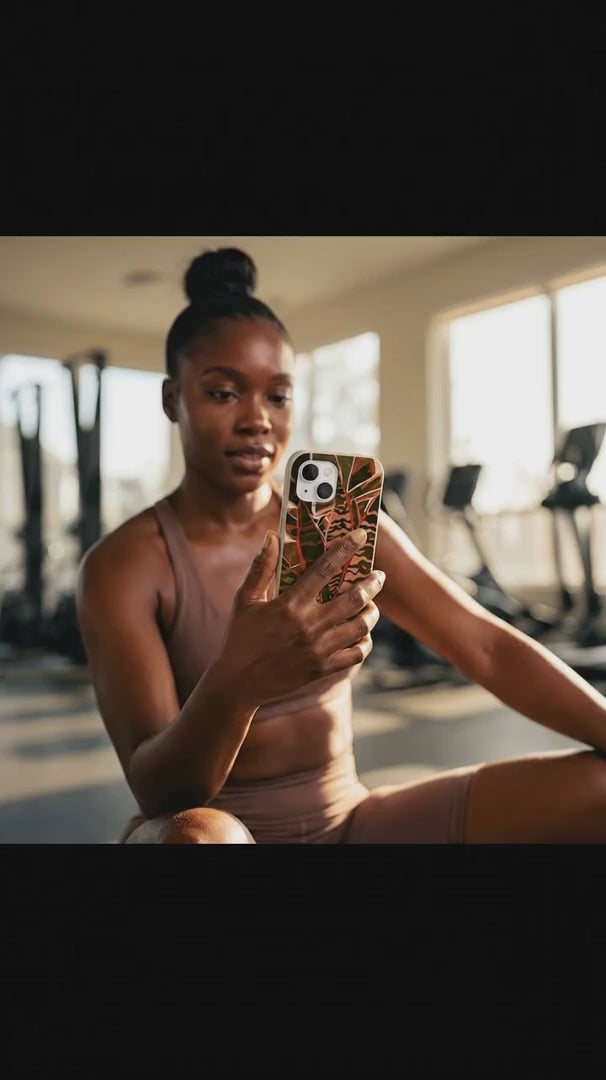 Seashell Foliage iPhone 15 Case - Product video demonstration