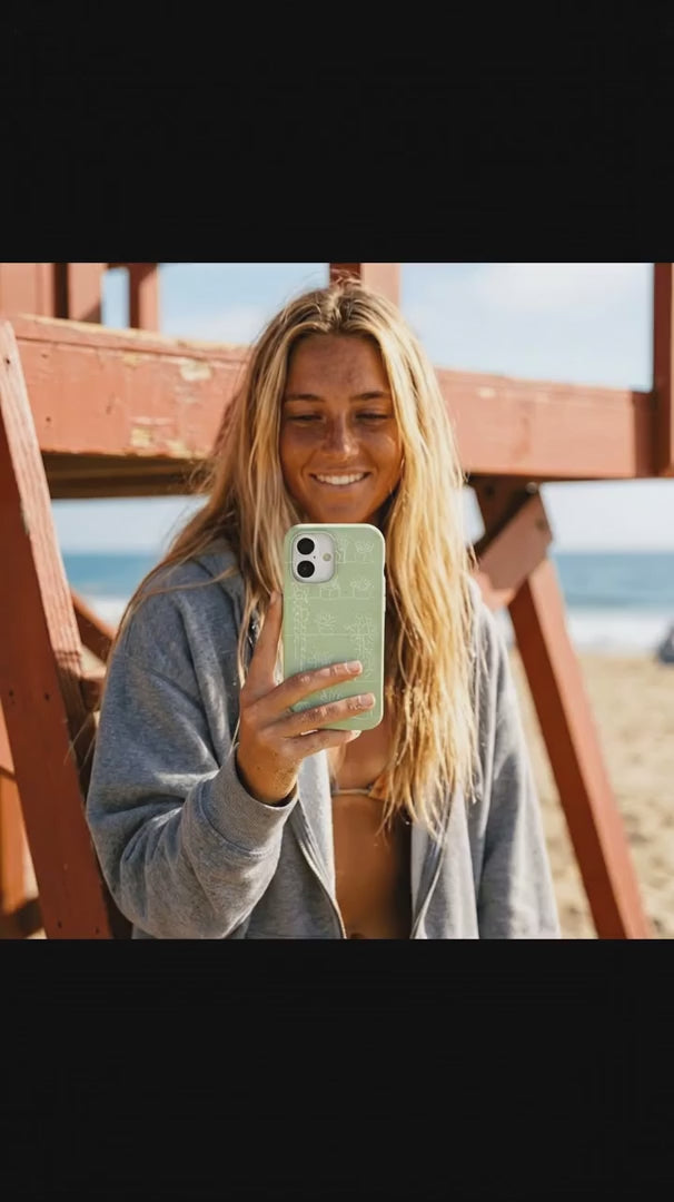 Sage Green Green Cascade iPhone 15 Pro Case - Product video demonstration