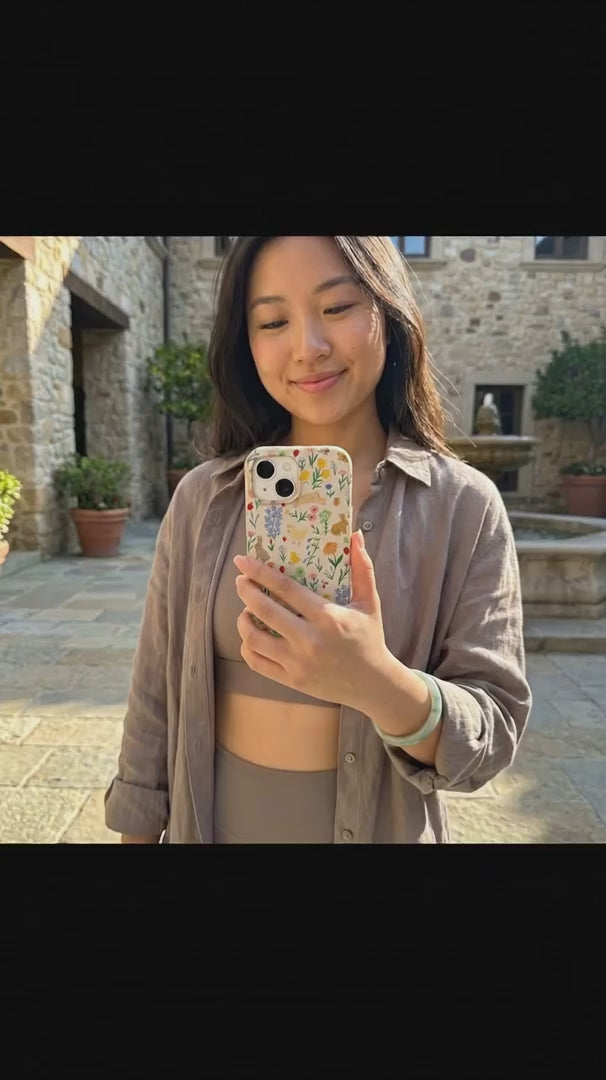 Seashell Flourish iPhone 15 Pro Case - Product video demonstration