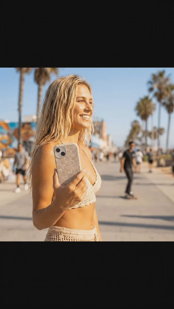 Seashell Seashore iPhone 17 Case - Product video demonstration