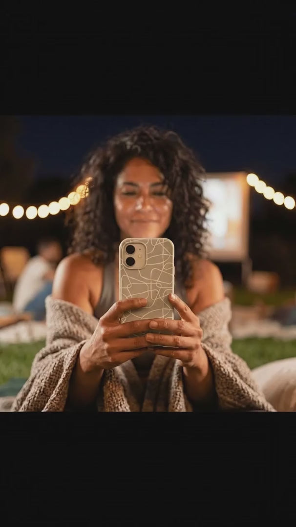 London Fog Scattered iPhone 15 Case - Product video demonstration