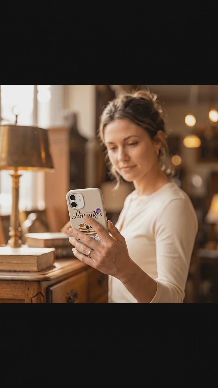 Seashell Pancake Time iPhone 17 Case - Product video demonstration