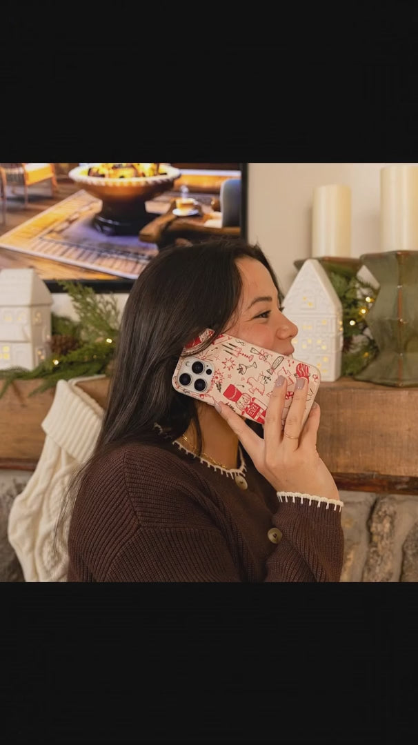 Seashell Sweet Nutcracker Mix iPhone 15 Case - Product video demonstration