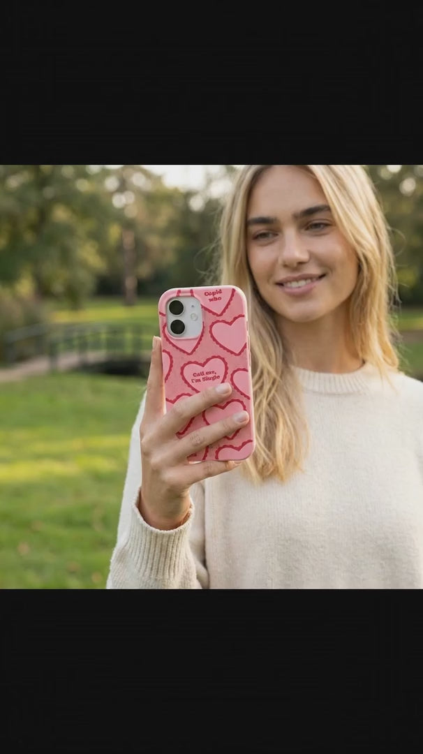 Bubblegum Pink Cupid Who iPhone 17 Pro Case - Product video demonstration