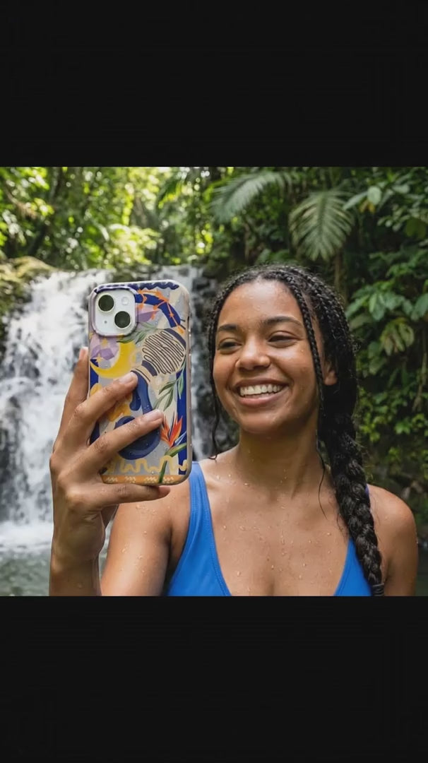 Seashell Aquarius Water iPhone 15 Pro Case - Product video demonstration