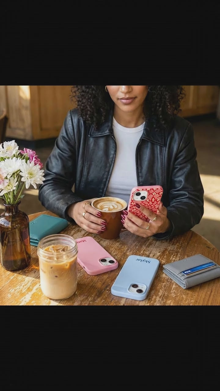 Bubblegum Pink Funky Fleurs iPhone 17 Case - Product video demonstration