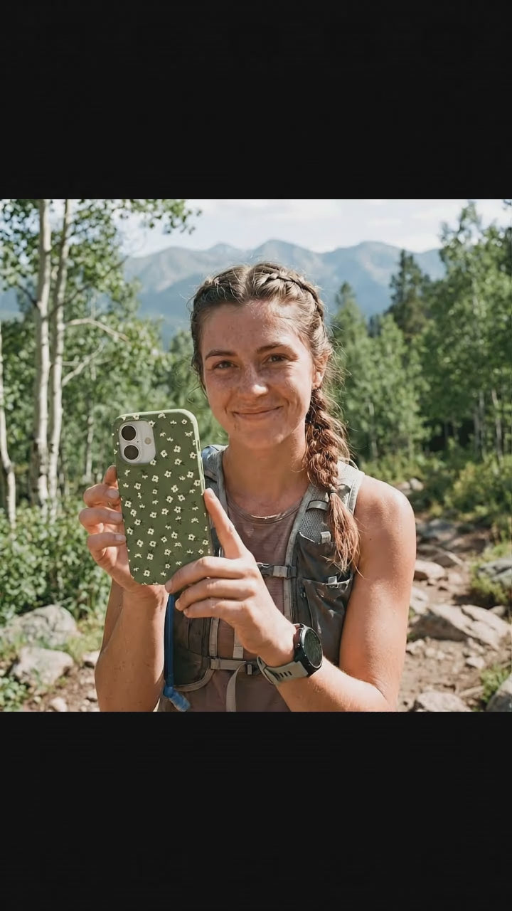 Forest Floor Ditzy Greens iPhone 17 Case - Product video demonstration