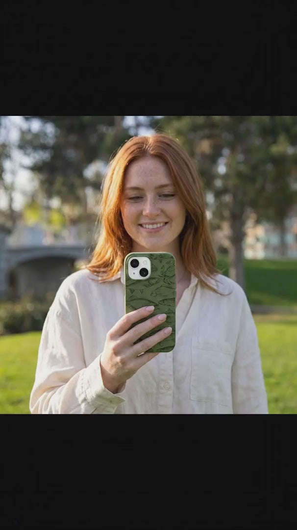 Forest Floor Fishing Lodge iPhone 16 Case - Product video demonstration