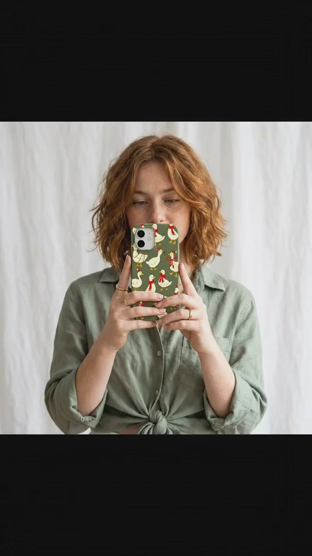 Forest Floor Duck the Halls iPhone 15 Pro Case - Product video demonstration