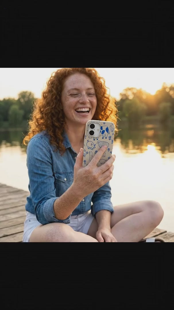 London Fog Happy Farmyard iPhone 16 Pro Max Case - Product video demonstration