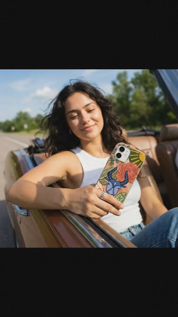 Seashell Taurus Bull iPhone 16 Pro Case - Product video demonstration