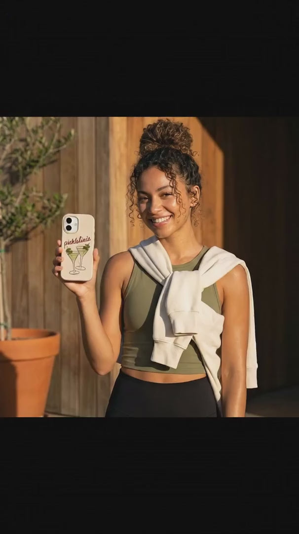 Seashell Pickletinis iPhone 16 Case - Product video demonstration