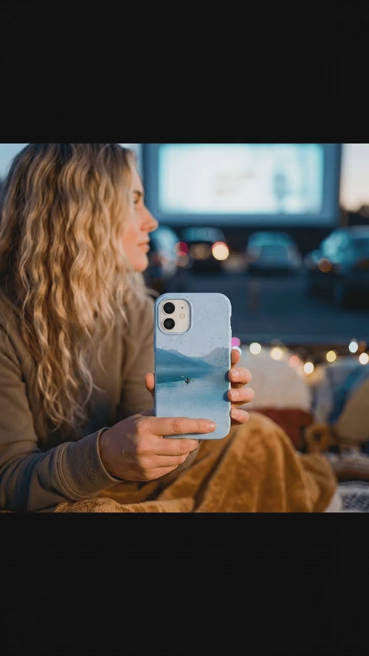 Powder Blue Serene iPhone 17 Case - Product video demonstration