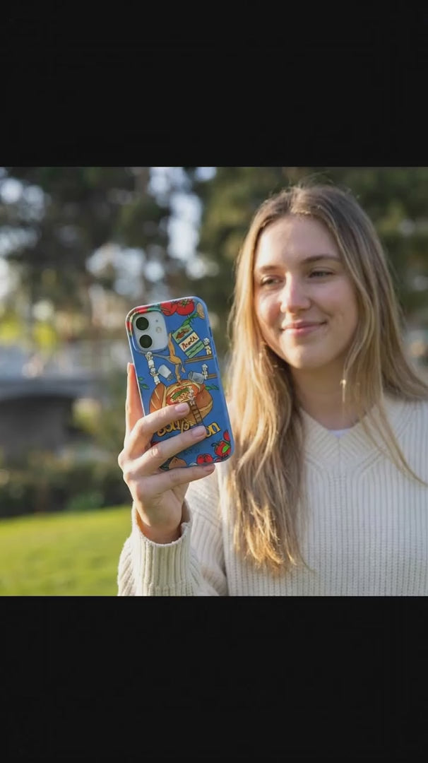 Electric Blue Soup Season iPhone 17 Pro Case - Product video demonstration