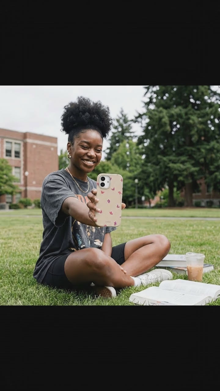 Seashell Lil Flutters iPhone 17 Case - Product video demonstration