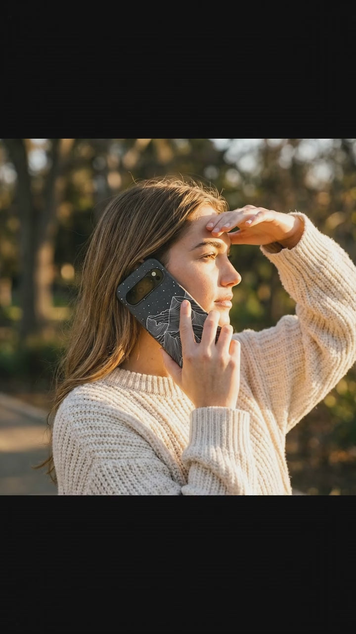 Black Night Panorama Google Pixel 10/10 Pro Case - Product video demonstration