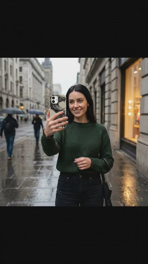 London Fog Twin Dragons iPhone 15 Pro Case - Product video demonstration