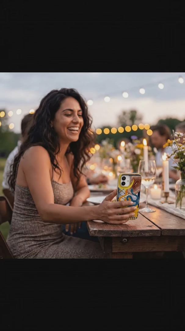 Seashell Gemini Twin iPhone 15 Case - Product video demonstration