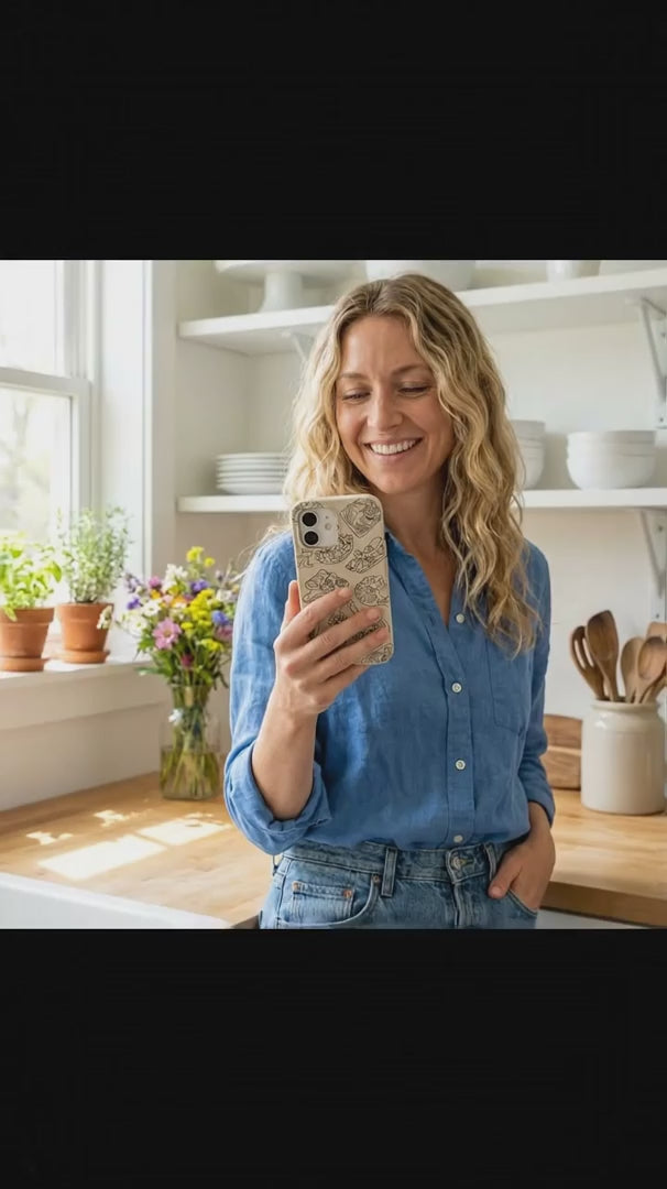 London Fog Charcuterie Boards iPhone 16 Pro Case - Product video demonstration