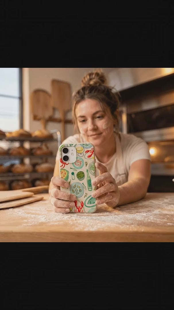 Seashell Dock and Dine iPhone 15 Case - Product video demonstration