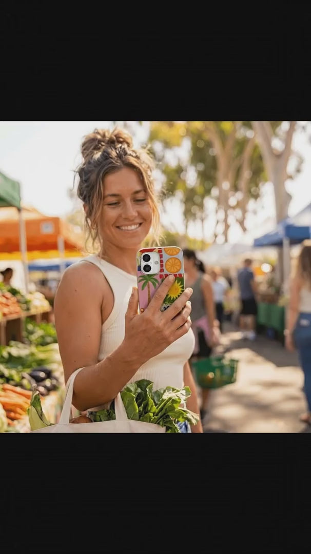 Seashell Hello Sunshine iPhone 15 Pro Case - Product video demonstration