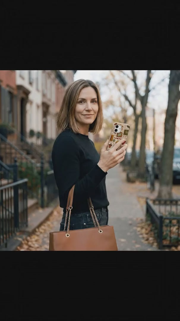 Seashell Autumn Patch iPhone 16 Pro Max Case - Product video demonstration