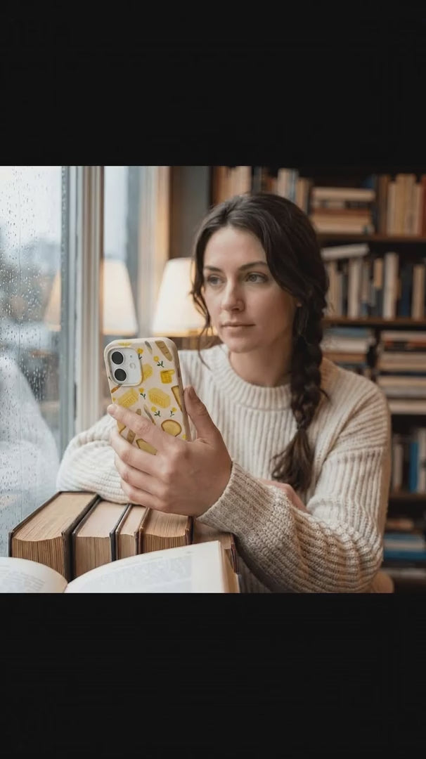 Seashell Toast Garden iPhone 16 Case - Product video demonstration