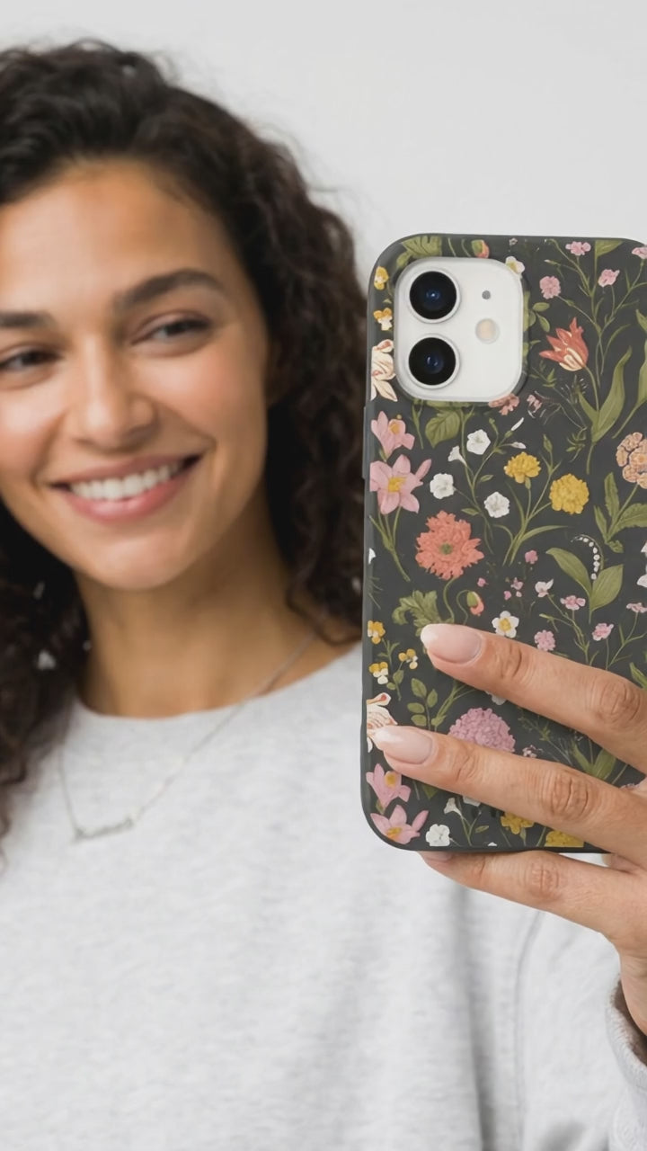 Black Fairy Forest iPhone 17 Case - Product video demonstration
