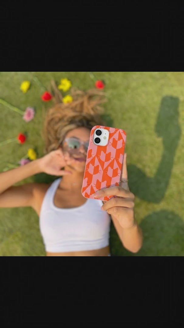 Bubblegum Pink Purr iPhone 16 Case - Product video demonstration