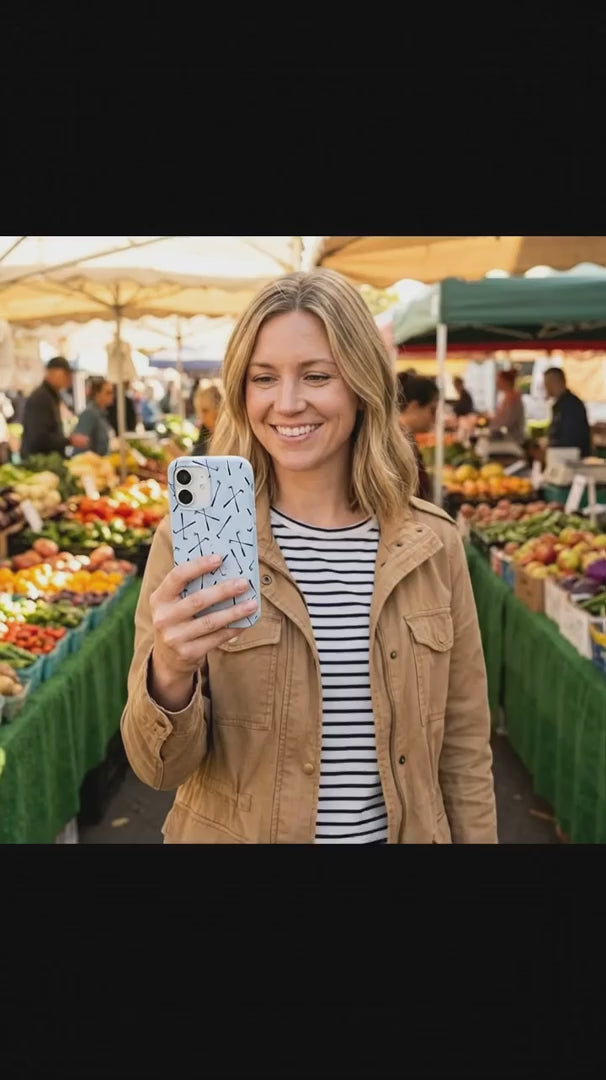 Powder Blue Golf Clubs iPhone 15 Pro Case - Product video demonstration