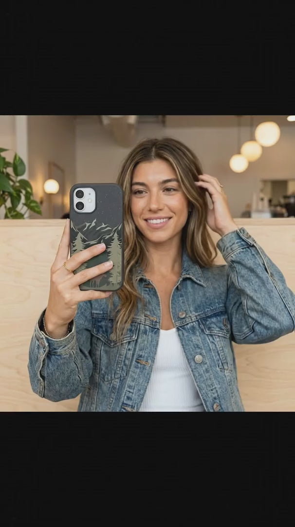 Black Moose Mountain iPhone 15 Case - Product video demonstration