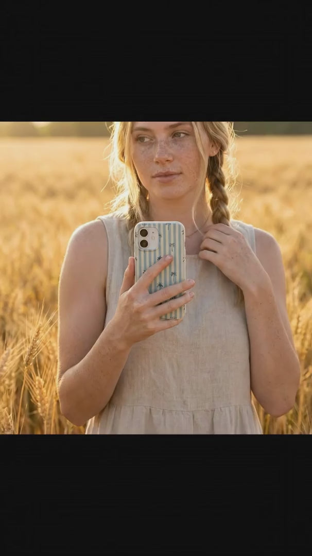 London Fog Tropical Stripes iPhone 16 Pro Case - Product video demonstration