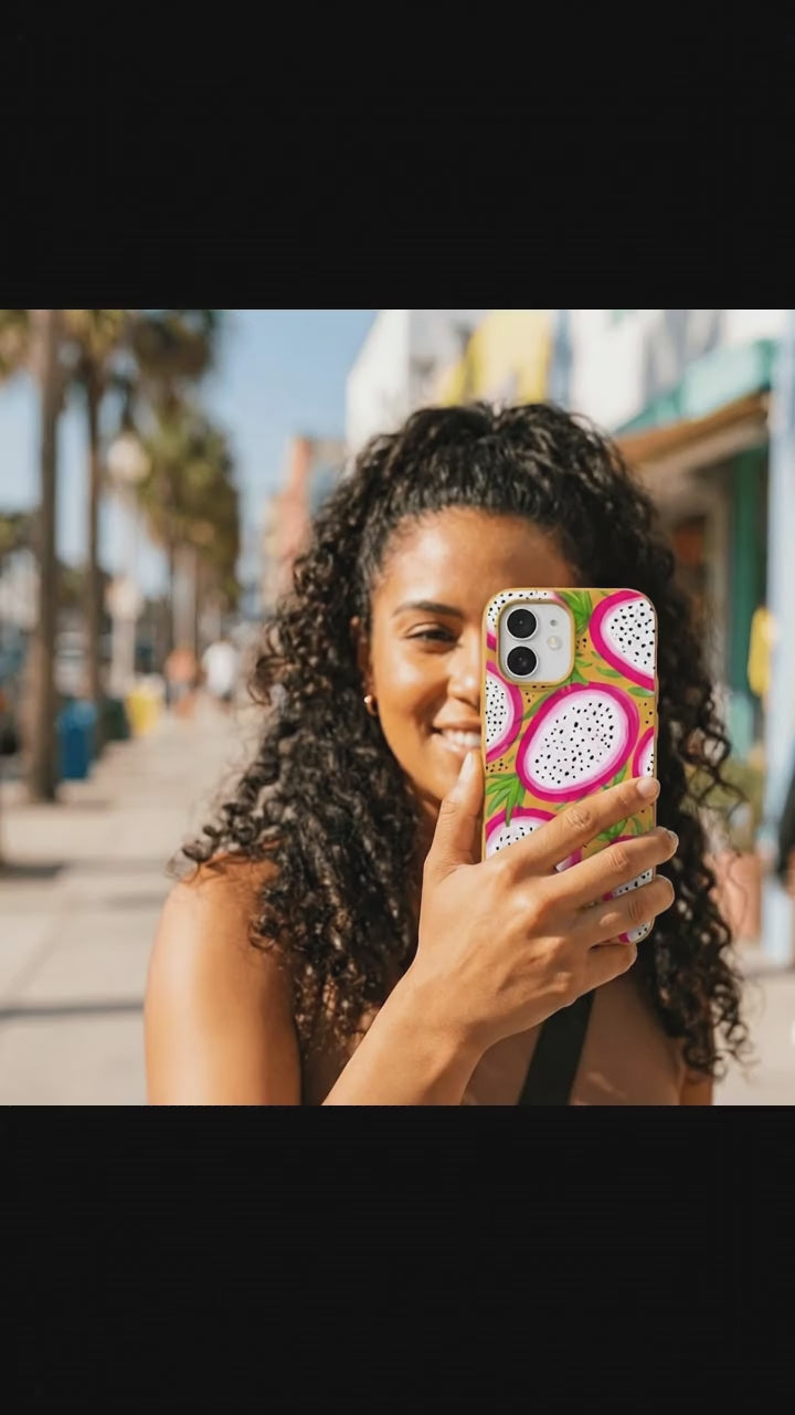 Honey Dragonfruit Pop iPhone 17 Case - Product video demonstration