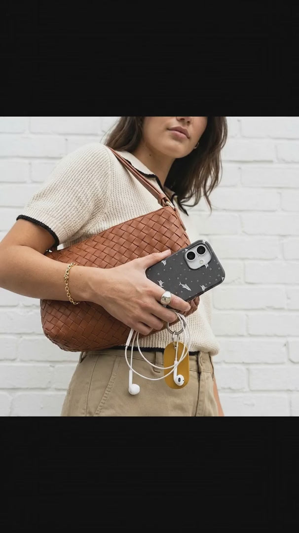 Black Lil Sharks iPhone 17 Pro Case - Product video demonstration