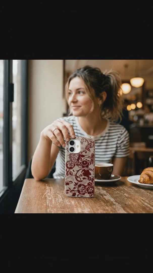 London Fog Crimson Veil iPhone 16 Pro Case - Product video demonstration