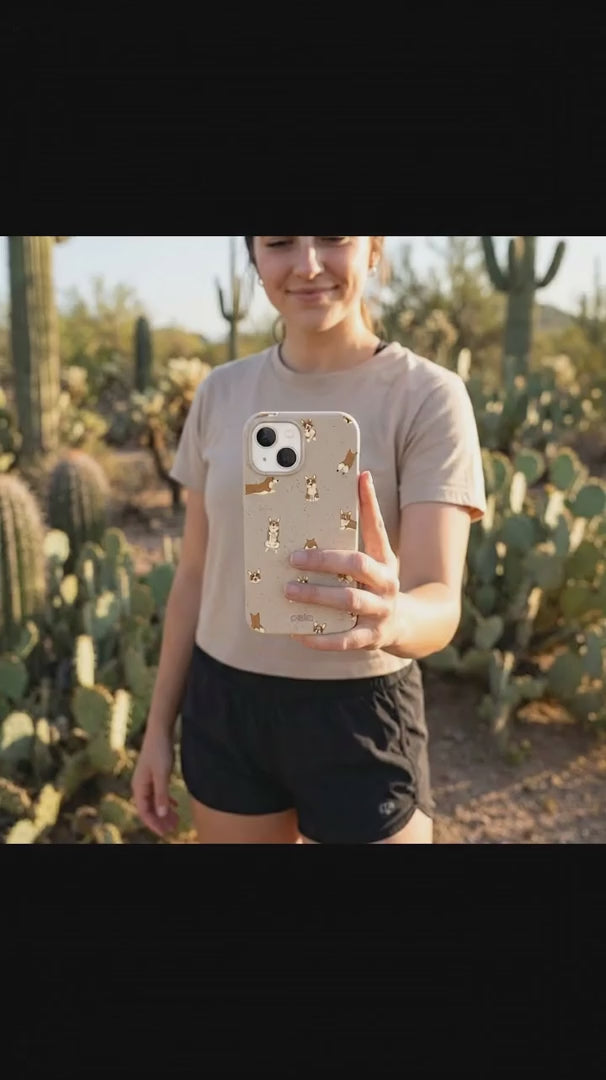 Seashell Corgi Cuties iPhone 16 Pro Max Case - Product video demonstration