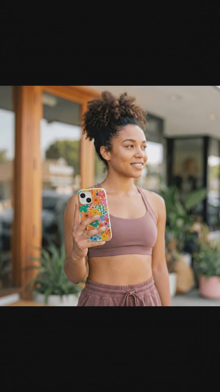 Sage Green Bright Spring iPhone 17 Case - Product video demonstration