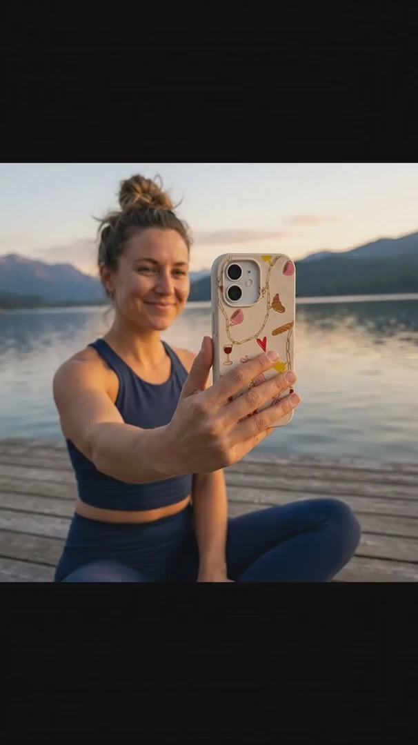 Seashell City of Love iPhone 15 Case - Product video demonstration