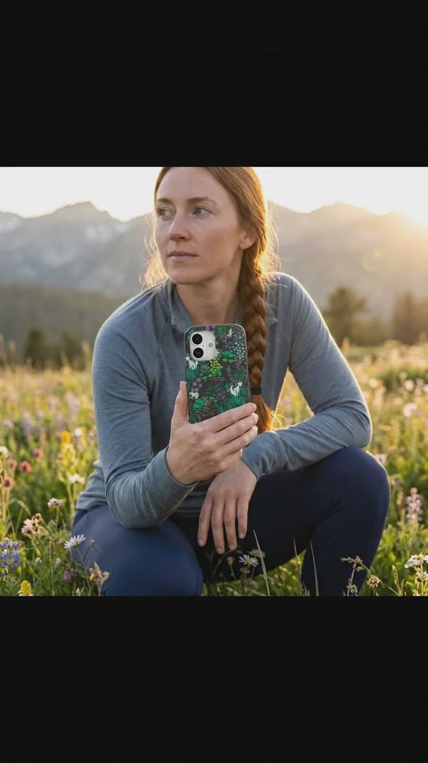 Black Midnight Pond iPhone 15 Pro Case - Product video demonstration