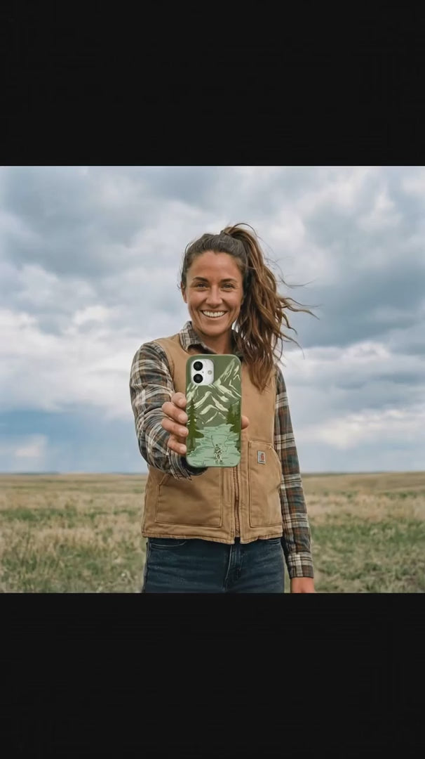 Forest Floor Morning Fishing iPhone 16 Pro Max Case - Product video demonstration