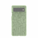 Sage Green Cacti Google Pixel 6 Case