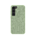 Sage Green Cacti Samsung Galaxy S23 Case