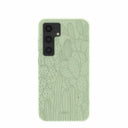 Sage Green Cacti Samsung Galaxy S24 Case